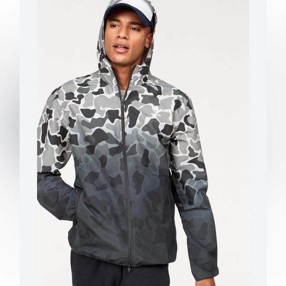 ADIDAS Originals Camouflage Windbreaker Multicolor Men's Hooded Jacket Medium - Picture 1 of 13